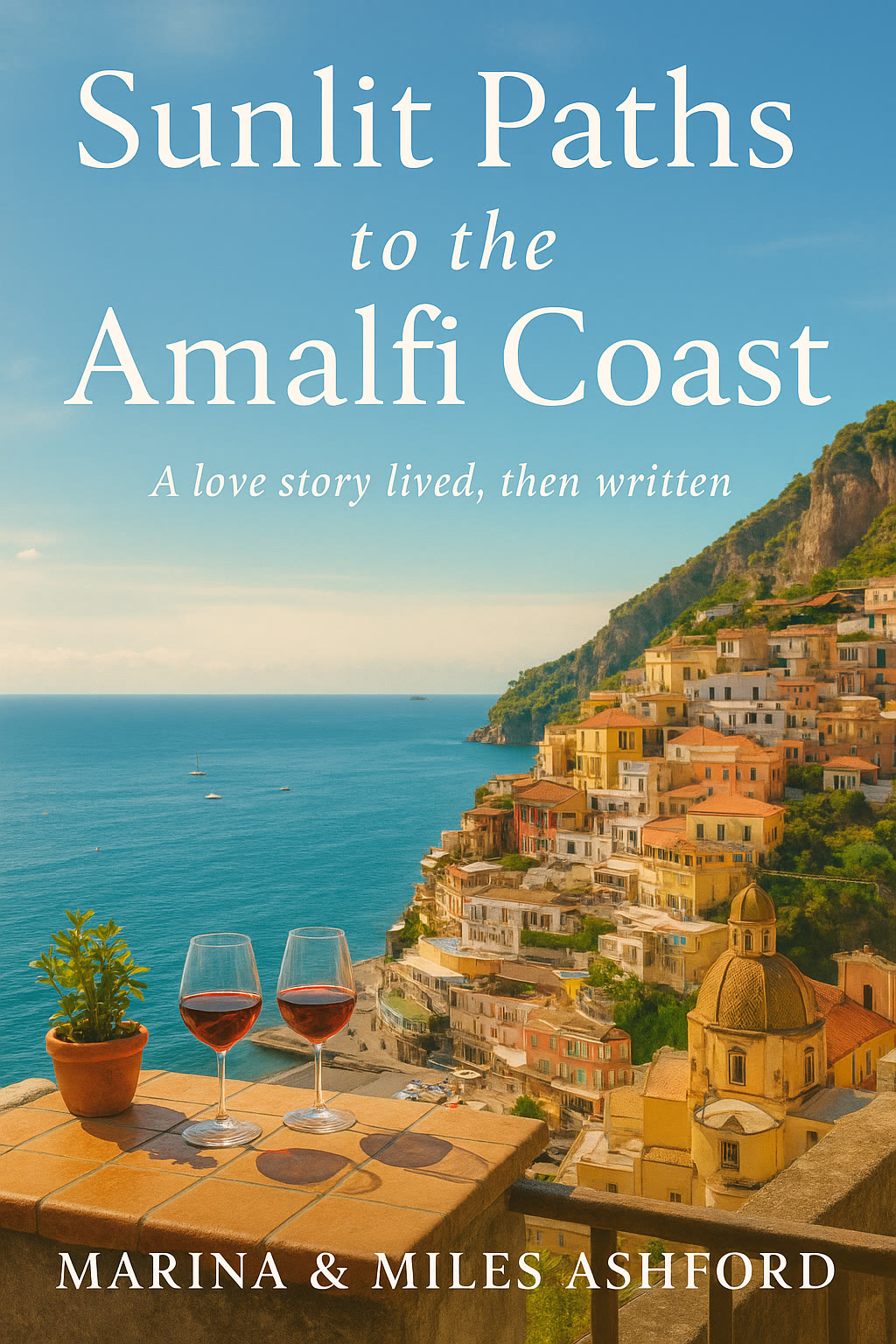 Amalfi Coast hillside and sea, the kind of view earned on the Path of the Gods