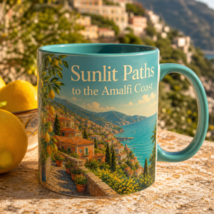 Sunlit Paths to the Amalfi Coast | Accent Coffee Mug 11oz