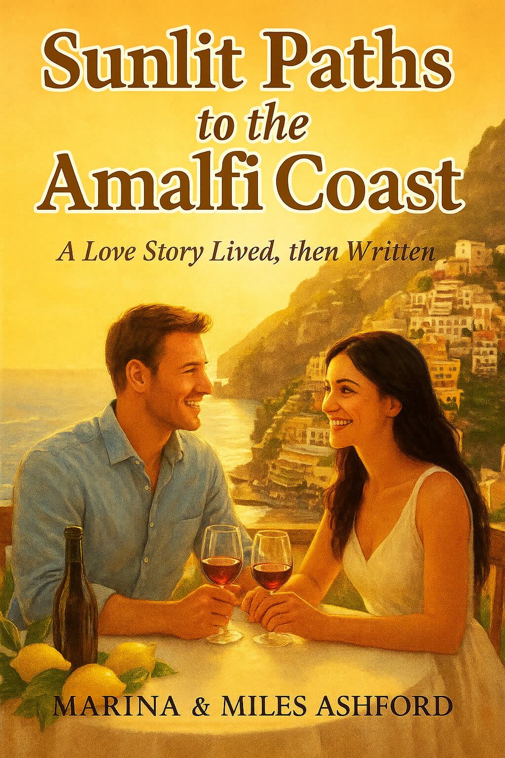 Sunlit Paths to the Amalfi Coast book cover