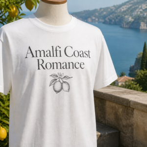 Amalfi Coast Romance unisex t-shirt on the Amalfi Coast