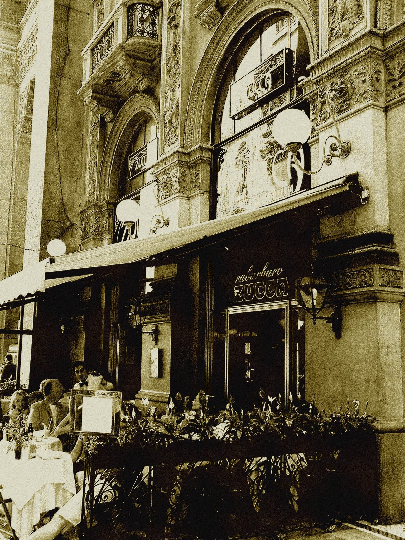 Italian coffee bar romance historic cafe interior with standing-counter honesty and public climate still named