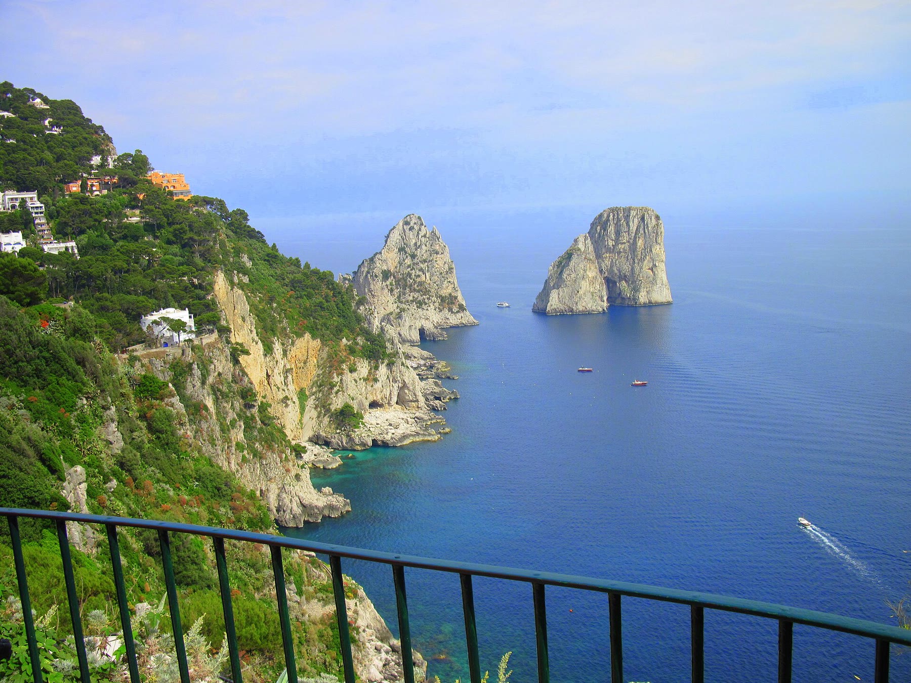 Capri Faraglioni for romance readers with sea-stack climate and living rock stacks still named