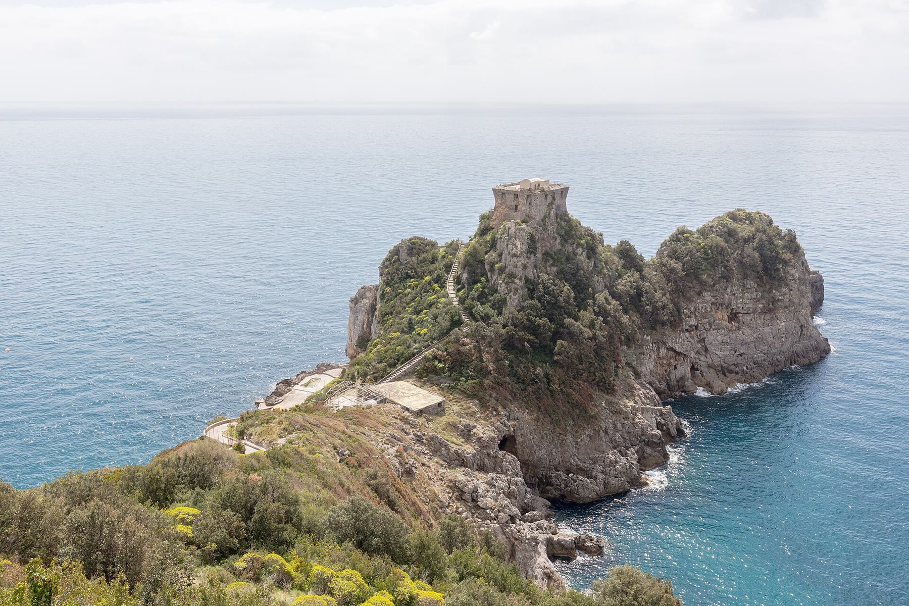 Via Capo di Conca in Conca dei Marini for romance readers with emerald-grotto town honesty still named