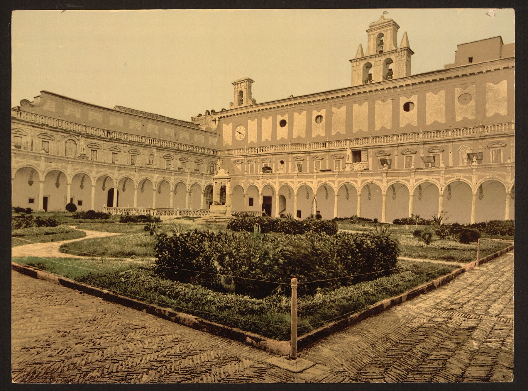 Quiet alley for Italian siesta romance with afternoon hush climate still named