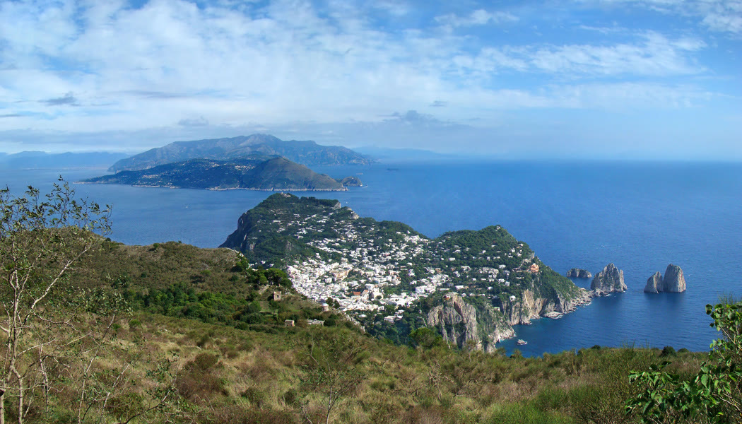 Capri Monte Solaro for romance readers with chairlift-summit climate and civic summit density still named