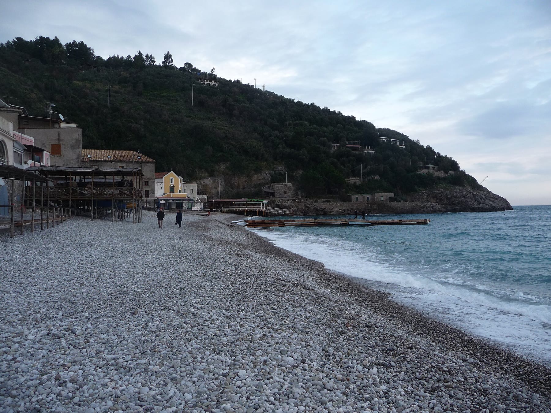 Nerano beach for romance readers with cove-beach climate and living Marina del Cantone still named