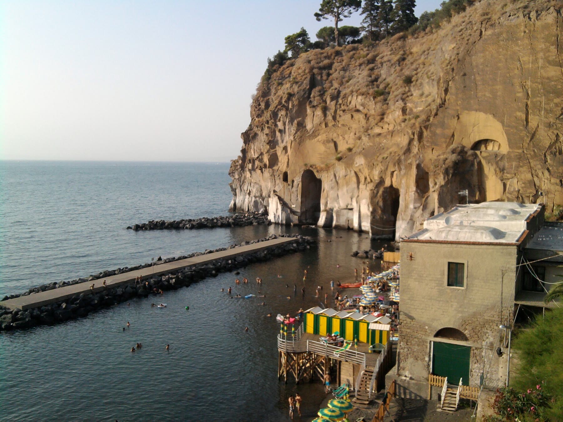 Spiaggia di Piano beach for Piano di Sorrento romance readers with marina-promenade climate still named