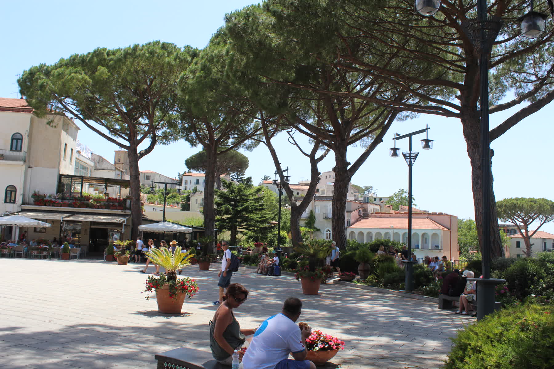 Ravello town on the Amalfi Coast heights above the sea, height town for Ravello romance readers
