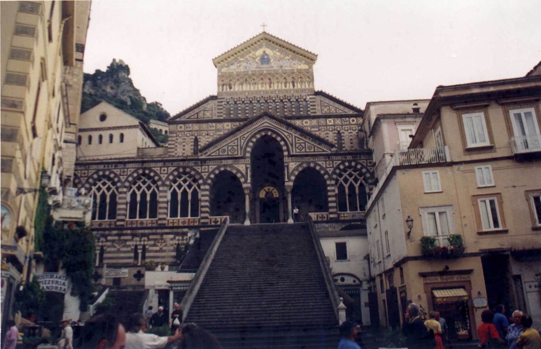 Amalfi town approach climate near Valle dei Mulini with Campania costiera honesty still named