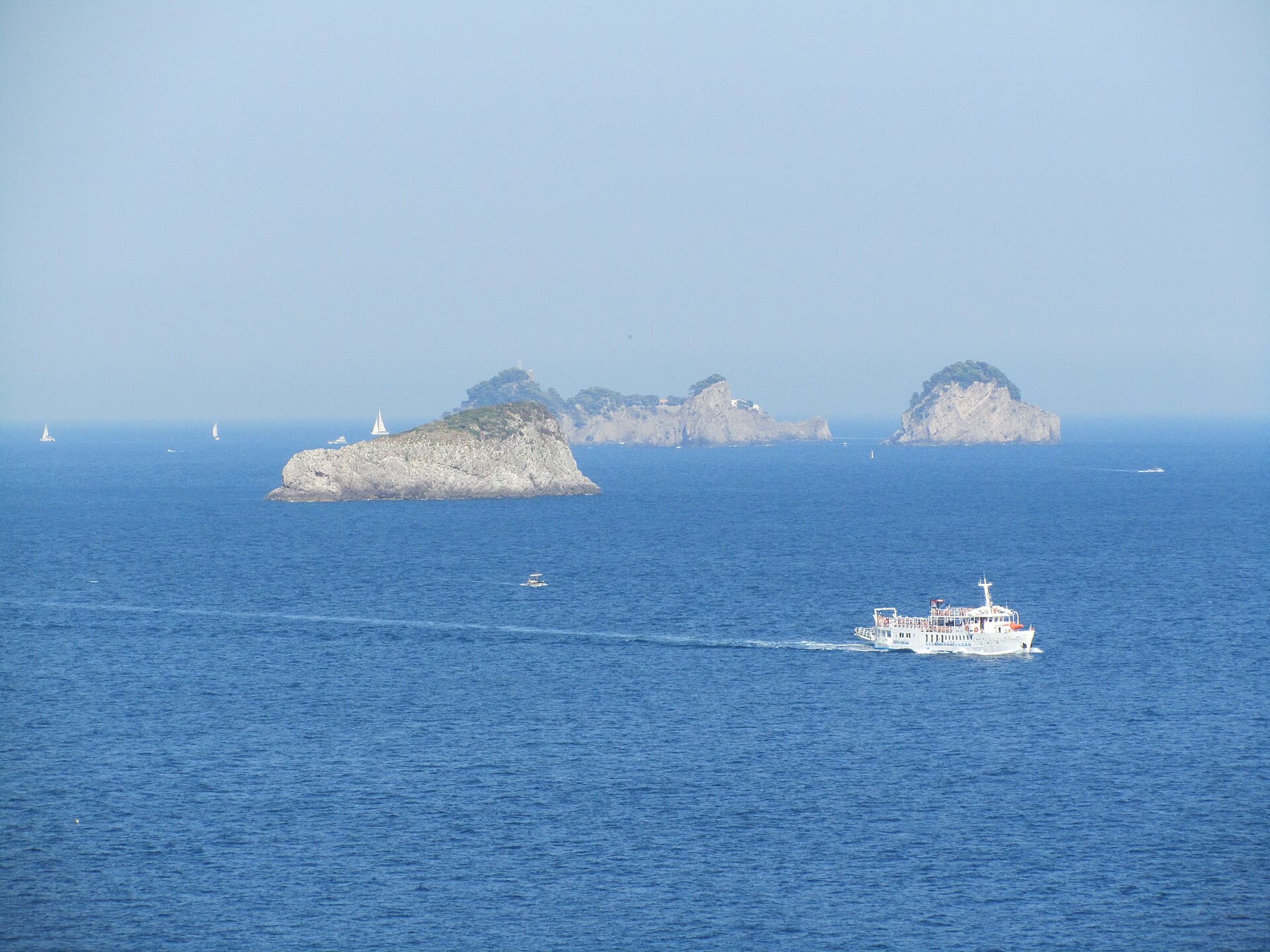 Li Galli three Sirenuse islets off Positano with Campania offshore rock honesty still named